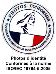 Logo pour les photos d'identité conformes à la norme ISO/IEC 19794-5:2005